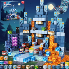 Kék Kastély -100db-mágneses építőkocka