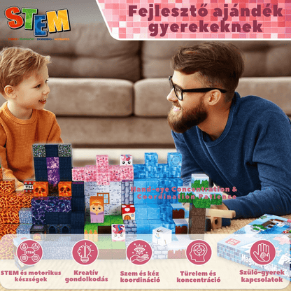 A Két Királyság Birodalma - 150db - mágneses építőkocka