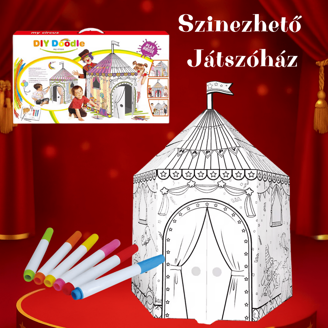 DIY Színezhető Játszóház