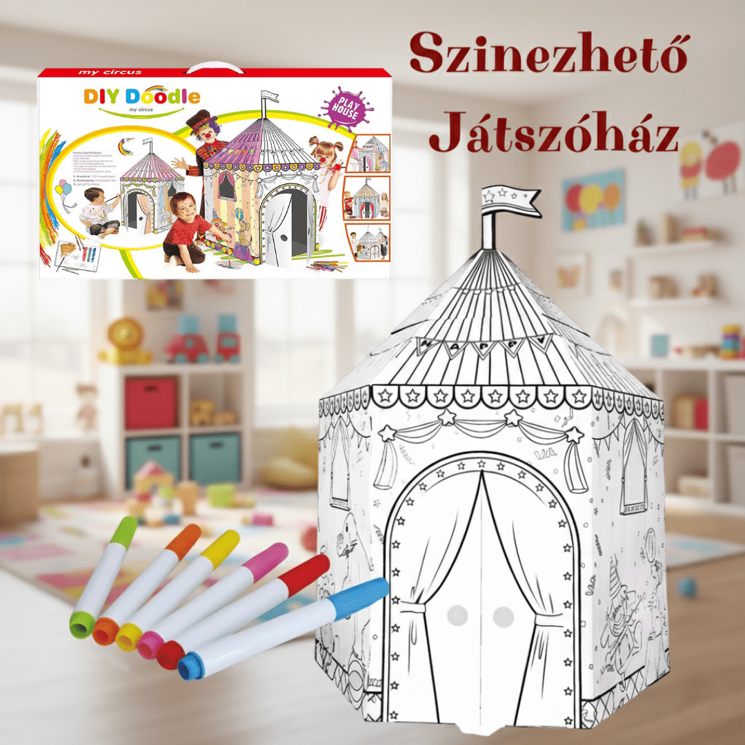 DIY Színezhető Játszóház