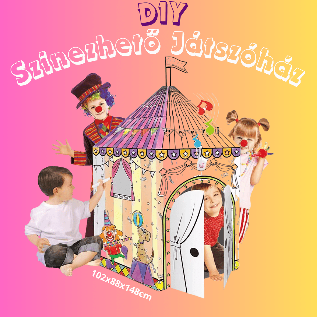 DIY Színezhető Játszóház