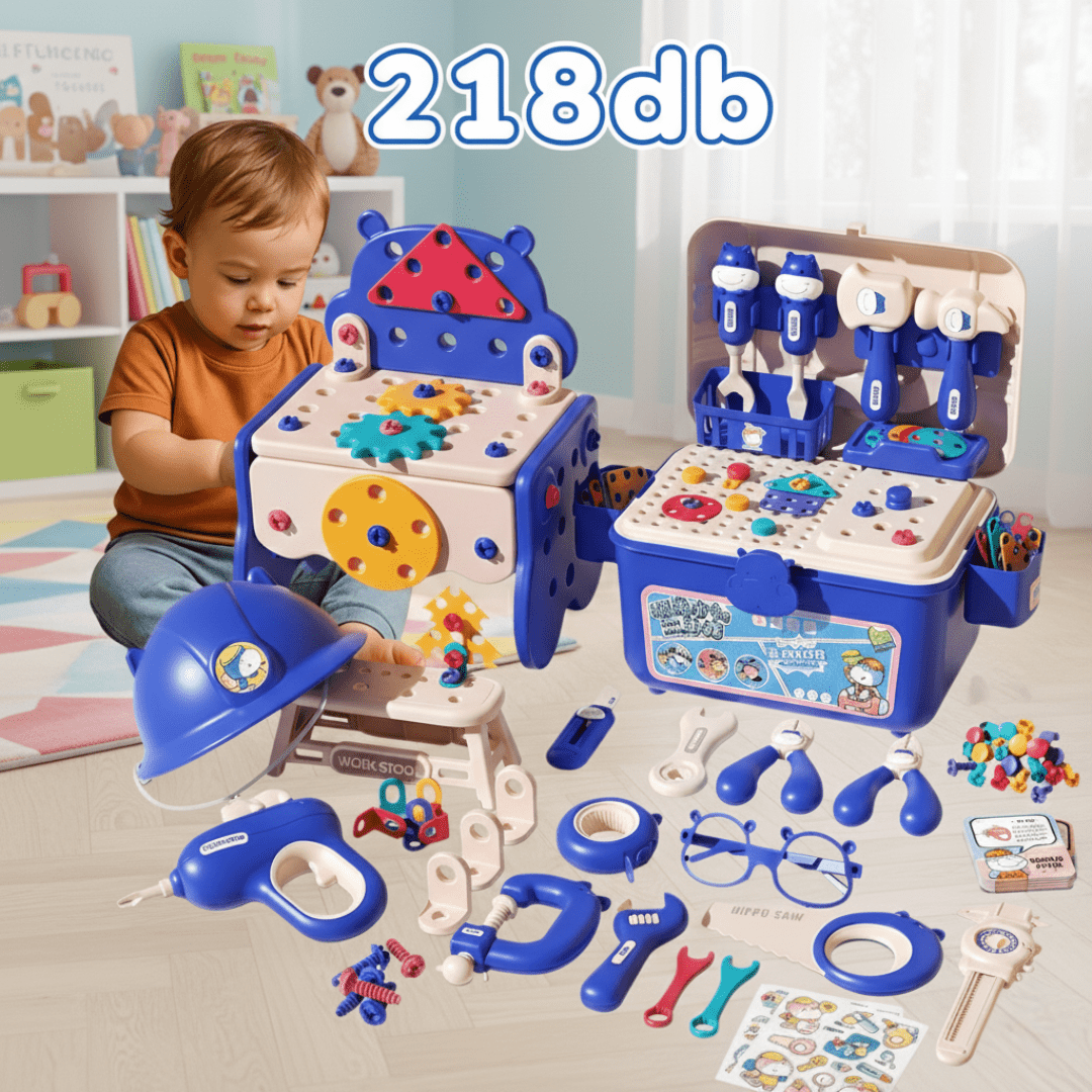 Gyerek Barkácsműhely – 218db