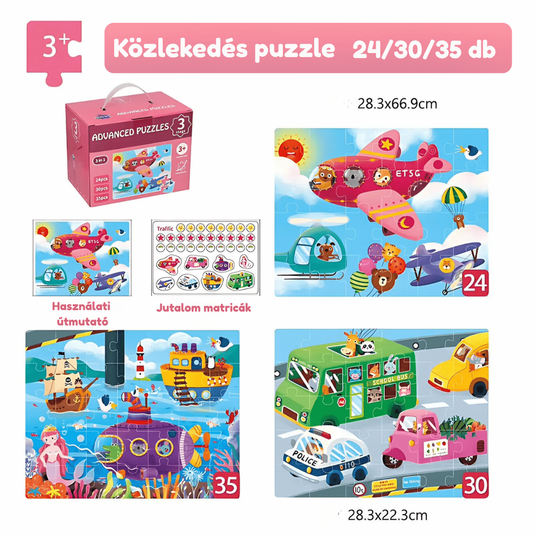 Közlekedés Puzzle