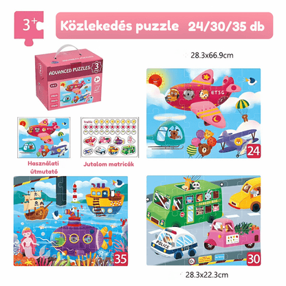 Közlekedés Puzzle