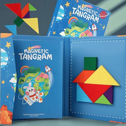 Mágneses Tangram Könyv
