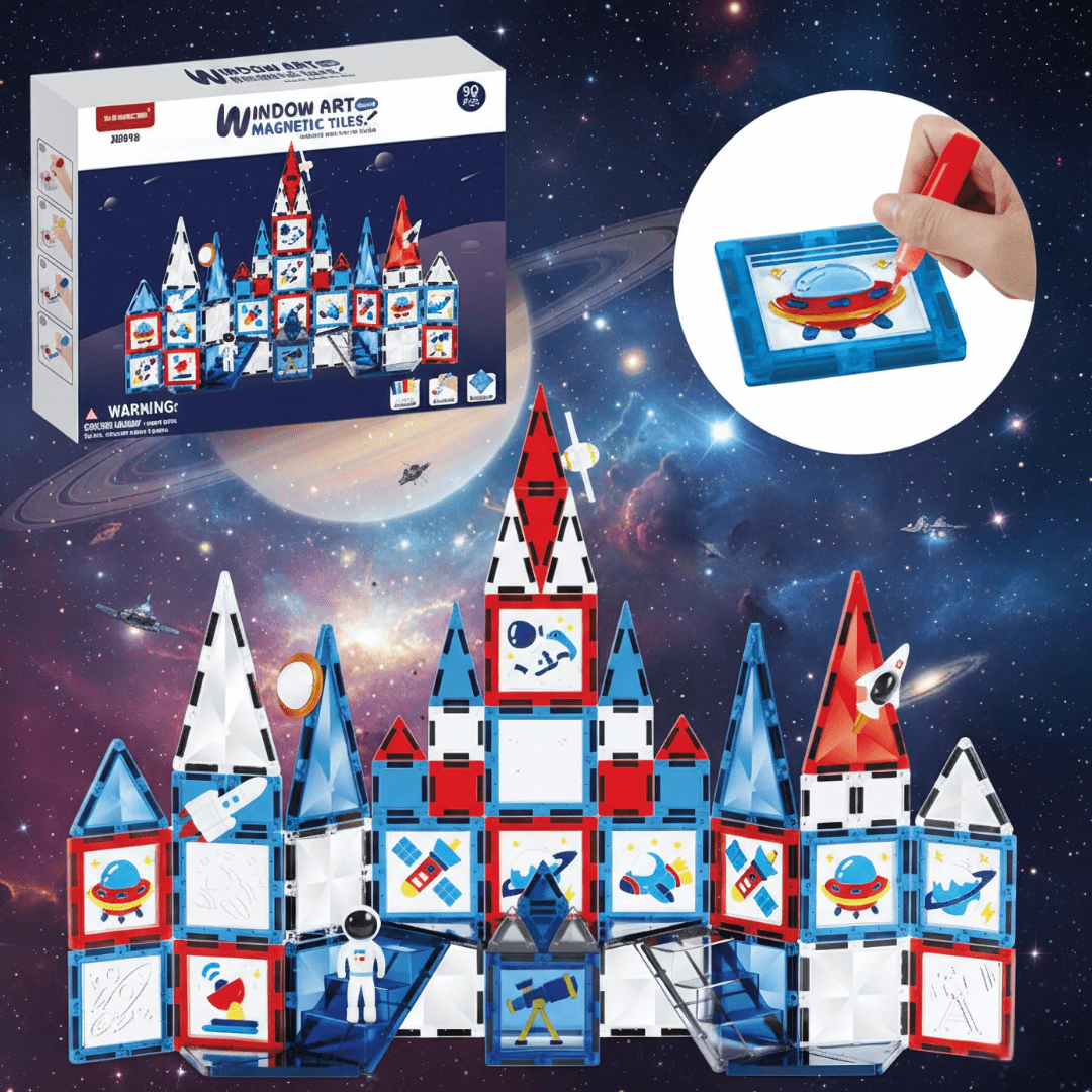 Űrkaland - 90db - mágneses építőelem